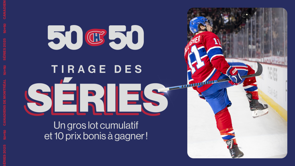 La Fondation lance un tirage 50/50 spécial pour les séries éliminatoires