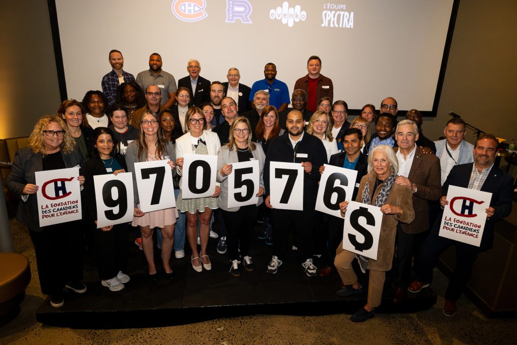 La Fondation des Canadiens pour l’enfance octroie 970 576 $ en dons